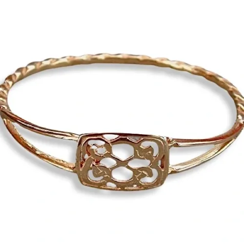 9ct Gold Celtic Bangle - Druidibeg