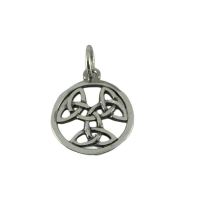 Silver Celtic Knot Charm - Clachaig