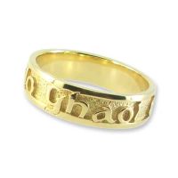 9ct Gold Celtic Ring - Mo Ghaol Ort Phrase