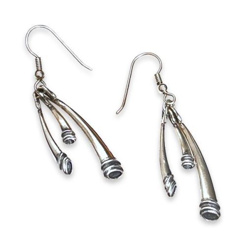 Aurora Orkney Sterling Silver Capricorn Earrings for Women