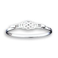 Shetland Jewellery Silver Celtic Bangle