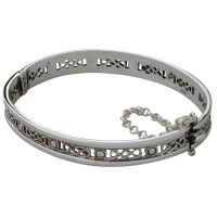 Silver Celtic Bangle - Scotland - Euphoirt