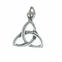 Celtic Trinity Knot Charm - Sterling Silver - Fuday