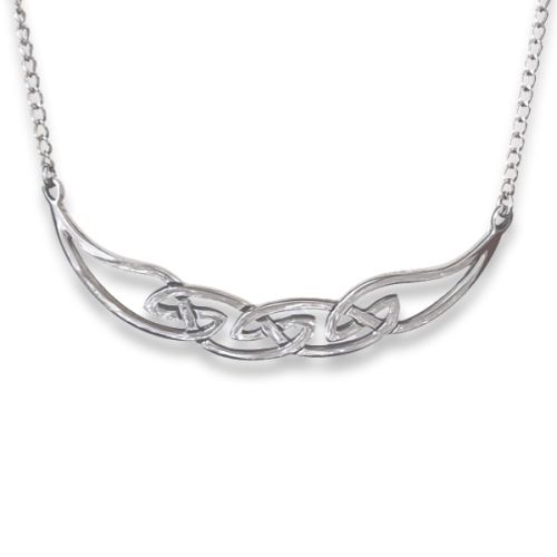 Silver Celtic Necklace - Hirta - Hebridean Jewellery