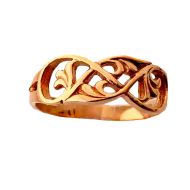 Rose Gold Celtic Ring - Eriskay