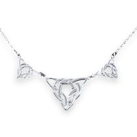 Shetland  Silver Celtic Necklet