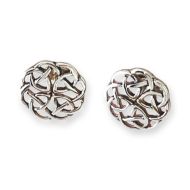 Scottish Silver Celtic Stud Earrings - Westering Home