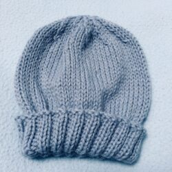 Acrylic and Merino Wool Baby Beanie - First size