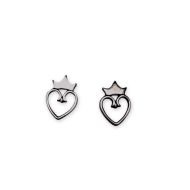 Silver Luckenbooth Stud Earrings - Castle
