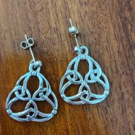 Vallay Sterling Silver Celtic Earrings