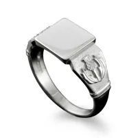 Traditional Thistle Signet Ring - Shetland Jewellery