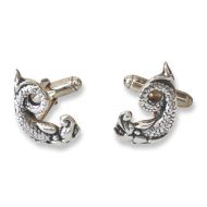 Ornais Silver Celtic Cufflinks by Hebridean Jewellery