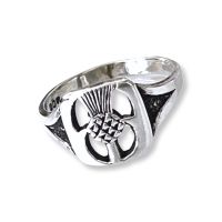 Thistle Silver Dress Ring 