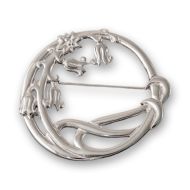 Sterling Silver Bluebells Brooch