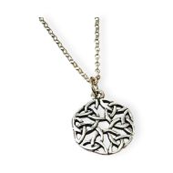 Trinity Knot Silver Celtic Pendant - Lingeigh - with chain