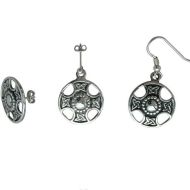 Sterling Silver Celtic Cross Earrings - St Fillans