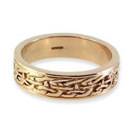 Scottish Celtic Knot Wedding Ring -  St Kilda - 9ct Rose Gold