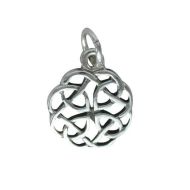 Silver Celtic Interlace Charm  - Westering Home